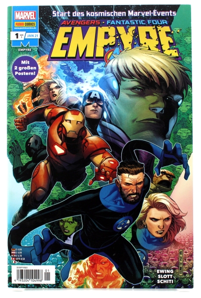 Marvel Avengers/Fantastic Four Comic: Emyre Nr. 1 von Panini